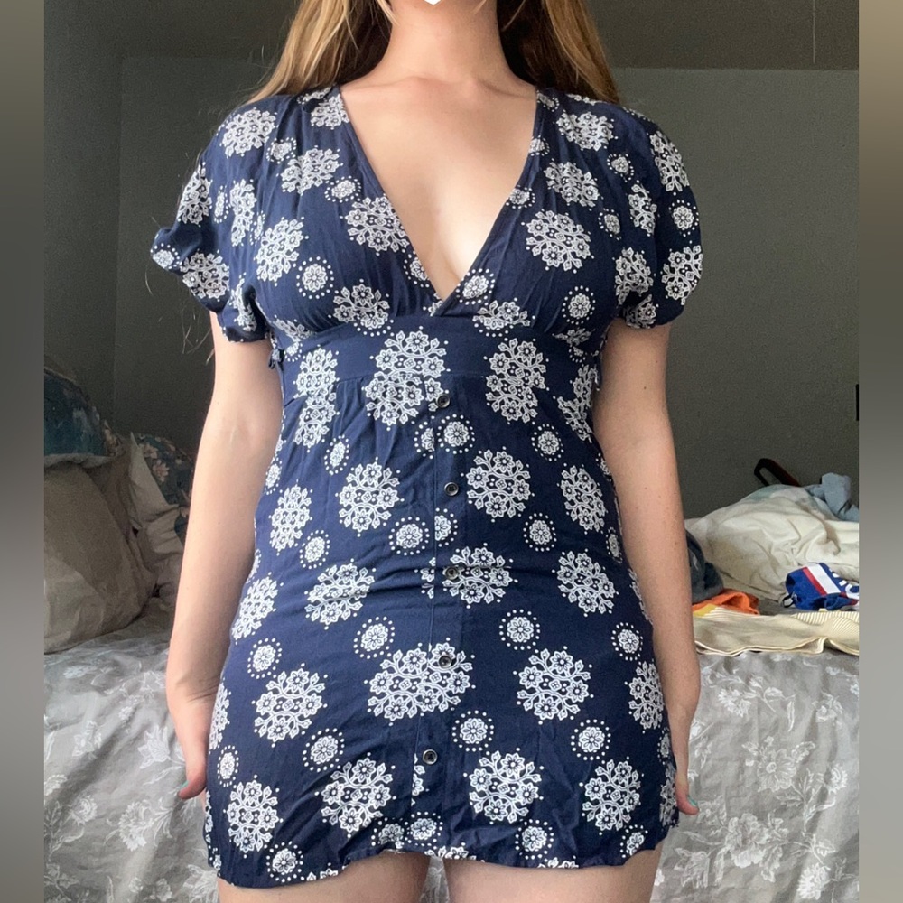 Mini blue dress 💙🔵🌀